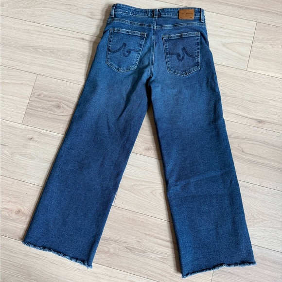 AG SAIGE WIDE LEG CROP JEANS IN 7 YEARS ANTWERP Size 26 - Picture 6 of 6